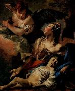 Giovanni Battista Tiepolo Hagar und Ismael, Pendant zu oil painting on canvas